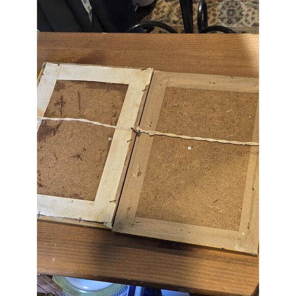 Set Of 2, Mughal Harem Art, Handmade Indian Miniature Painting On Paper 7x10 Vtg - Picture 6 of 6